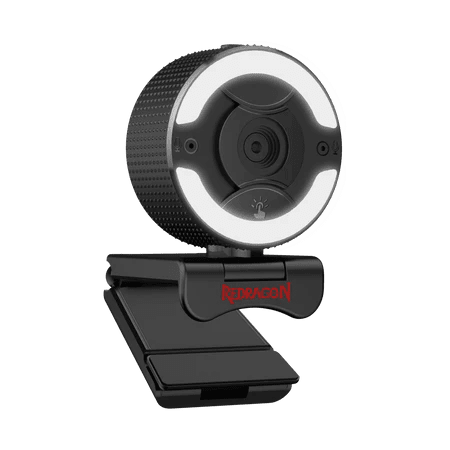 Redragon GW910 1080P PC Webcam w/Dual Microphone, Adjustable Ring Light, Digital Zoom & Privacy Cover- 2.0 USB Computer Web Camera - 30 FPS for Online Courses, Video Conferencing, Streaming Redragon GW910 1080P PC Webcam w/Dual Microphone, Adjustable Ring Light, Digital Zoom & Privacy Cover- 2.0 USB Computer Web Camera - 30 FPS for Online Courses, Video Conferencing, Streaming